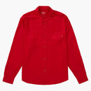 Supreme Snakeskin Jacquard Shirt Red