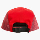 Supreme Snakeskin Mesh Camp Cap Red
