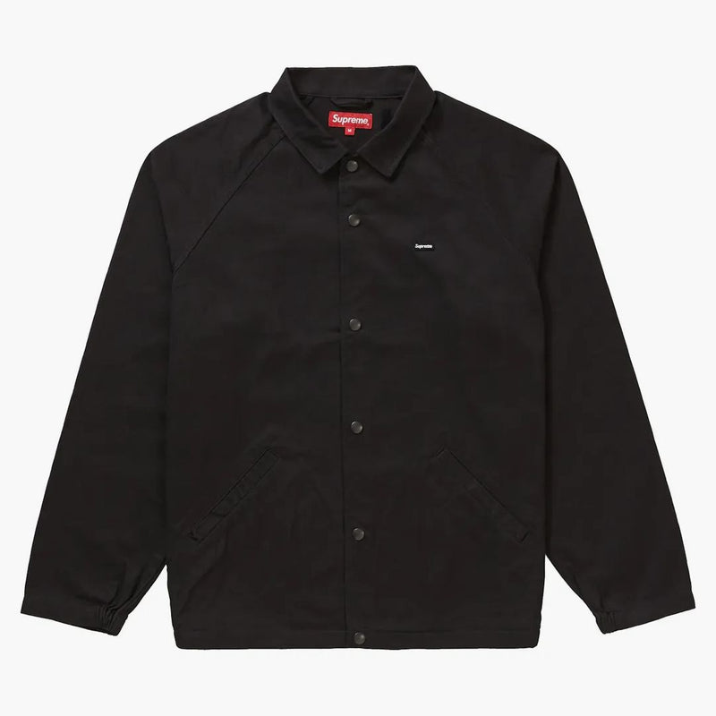 Logotipos de Jacquard frontal supreme hasta la chaqueta negra