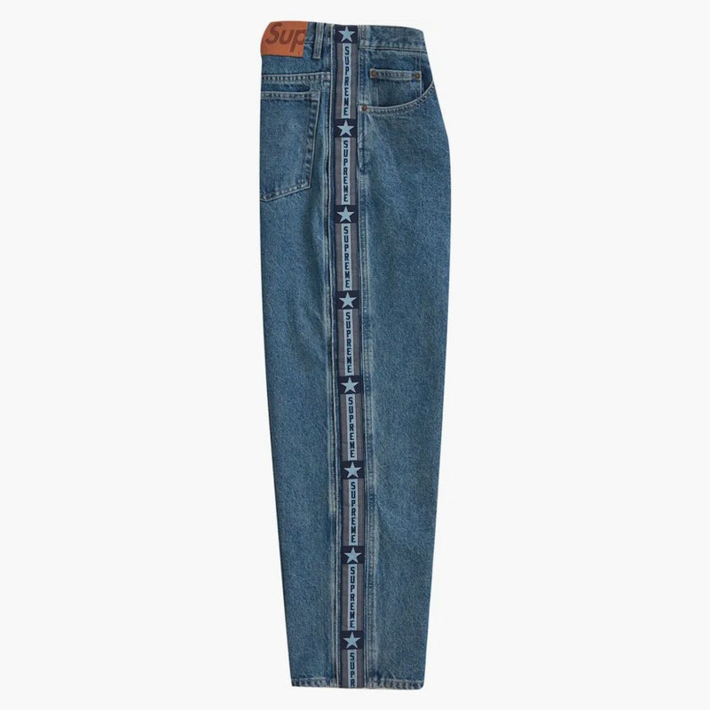 Supreme Snap-off Baggy Jean Washed Blue