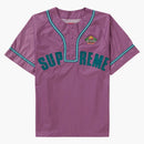 Supreme Snap-Off Sleeve L/S Baseball Top Purple