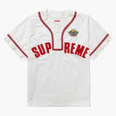 Supreme Snap-Off Sleeve L/S Baseball Top White