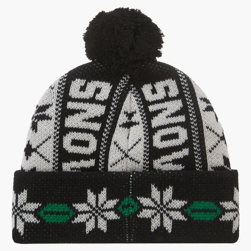 Nejvyšší sněhová beanie černá