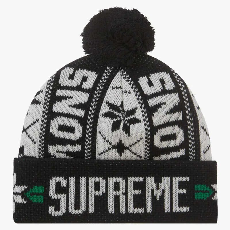Nejvyšší sněhová beanie černá