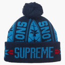 Supreme Snow beanie navy