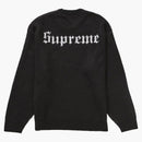 Supremo suéter blanco nevado negro