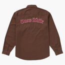 Suprema camisa de trabajo en blanco nevado marrón