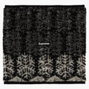 Najwyższy gaiter z płatkiem śniegu czarny