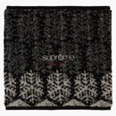 Najwyższy gaiter z płatkiem śniegu czarny