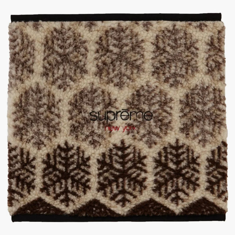Supreme Snowflake Check Gaiter Tan