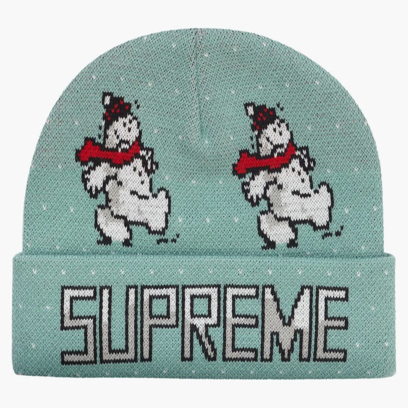 Supreme Snowman Beanie Plale Mint
