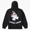 Suprema Snowman incappucciata la felpa nera