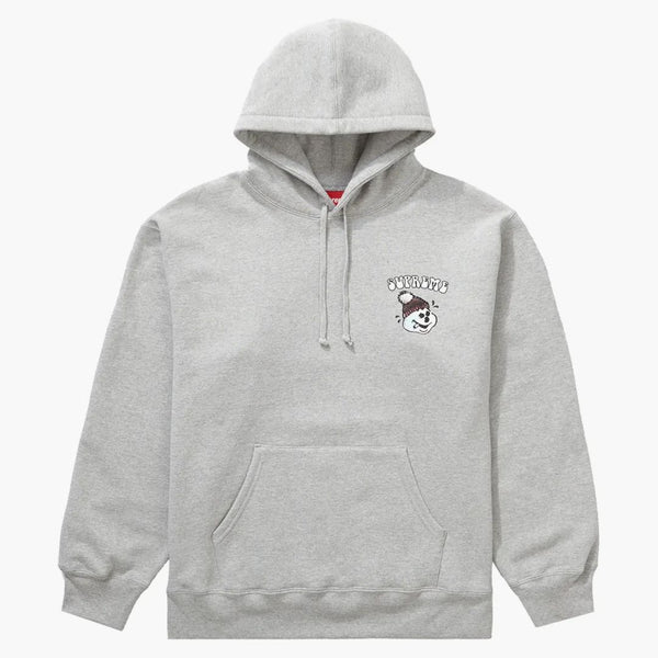 Supreme Snowman Hooded Sweatshirt Heather Gray