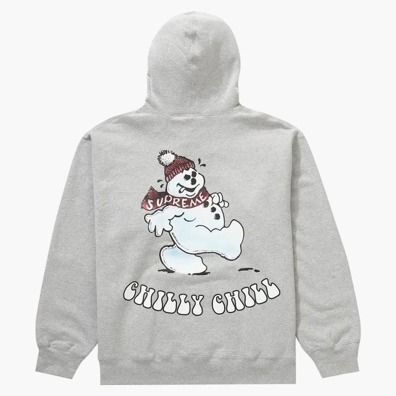 Nejvyšší sněhuláka s kapucí mikina Heather šedá