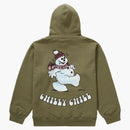 Supreme Snowman Hooded Sweatshirt Light Olive