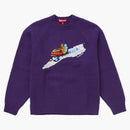 Supremo suéter de moto de nieve morada