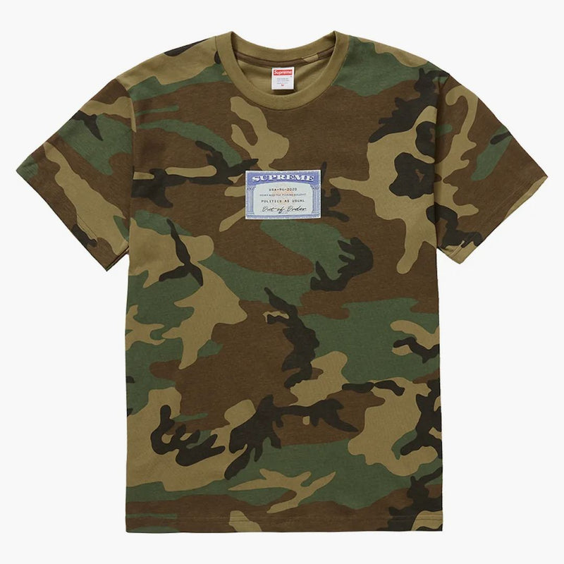Supreme Social Tee Woodland Camo