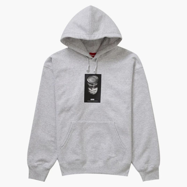 Supreme Soup Can Hooded Sweatshirt Ash Heather