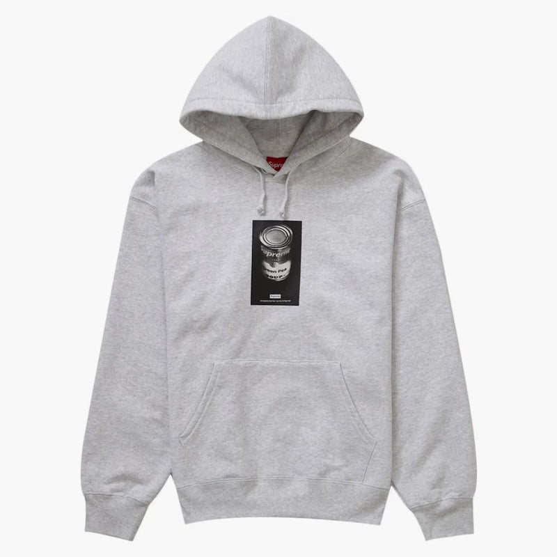 Supreme Soup Can Hooded Sweatshirt Ash Heather