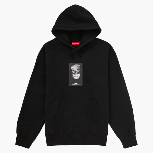 Supreme Soup Can Hooded Sweatshirt svart