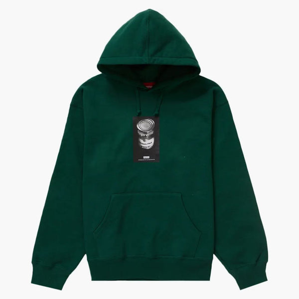 Supreme Soup Can Hooded Sweatshirt Dark Green