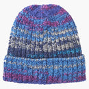 Supreme Space Dye Stripe Beanie Blue