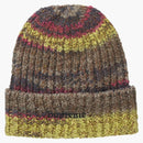 Supreme Space Dye Stripe Beanie Brown