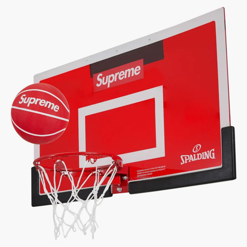 Suprem Spalding Mini Basketball Hoop Red