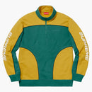 Supreme Speedway Half Zip Sweatshirt Dark Teal/Yellow
