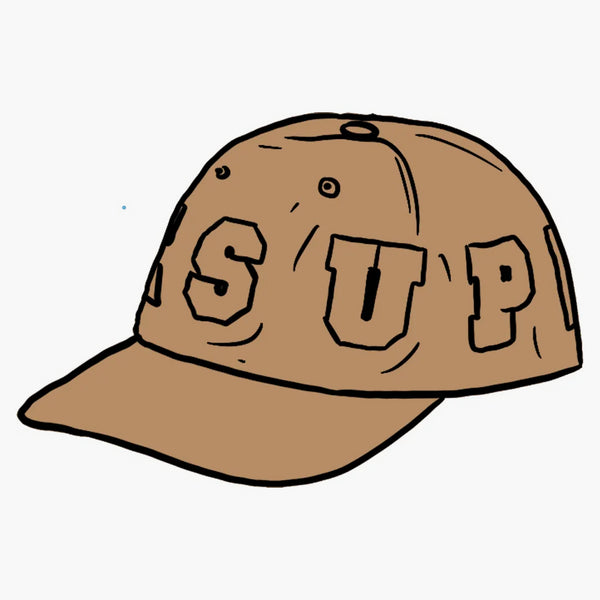Supreme Spellout 6-panel Tan