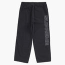 Supreme Spellout Embroidered Ripstop Track Pant Black