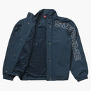Supreme Spellout Embroidered Track Jacket Dark Blue