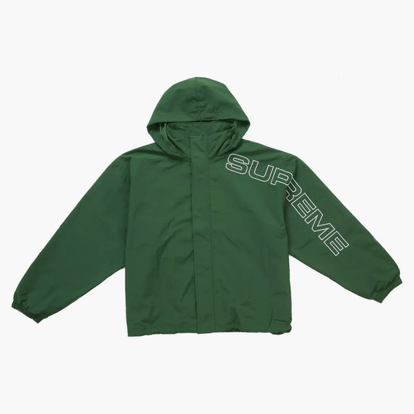 Supreme Spellout Embroidered Track Jacket (FW24) Dark Green