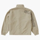 Supreme SpellOut Sand de chaqueta de pista bordada