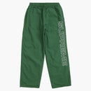 Supreme Spellout broderad banbyxa (FW24) mörkgrön