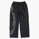Supreme Spellout Embroedered Track Pant (SS25) Black