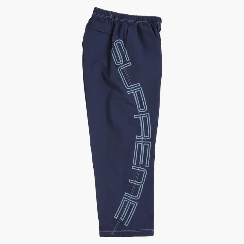 Supreme Spellout Embroidered Track Pant (ss25) Navy