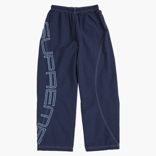 【Supreme】Spellout Embroidered Track Pants★Navy★25SS★ Spellout Embroidered Track Pant - Shop - Supreme