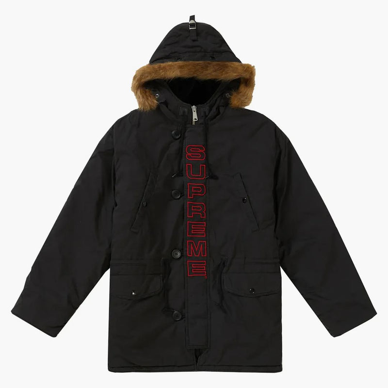 Supreme SpellOut N-3B Parka Black