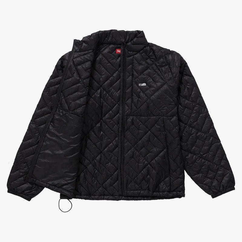 Supreme Spellout Quilted Lightweight Down Jacket Black