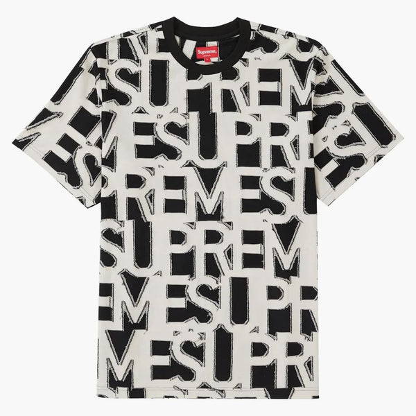 Supreme Spellout S/s Top Black