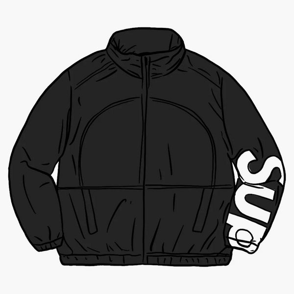 Nejvyšší plánovací stopa bunda černá