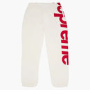 Supreme Spellout Track Pant White