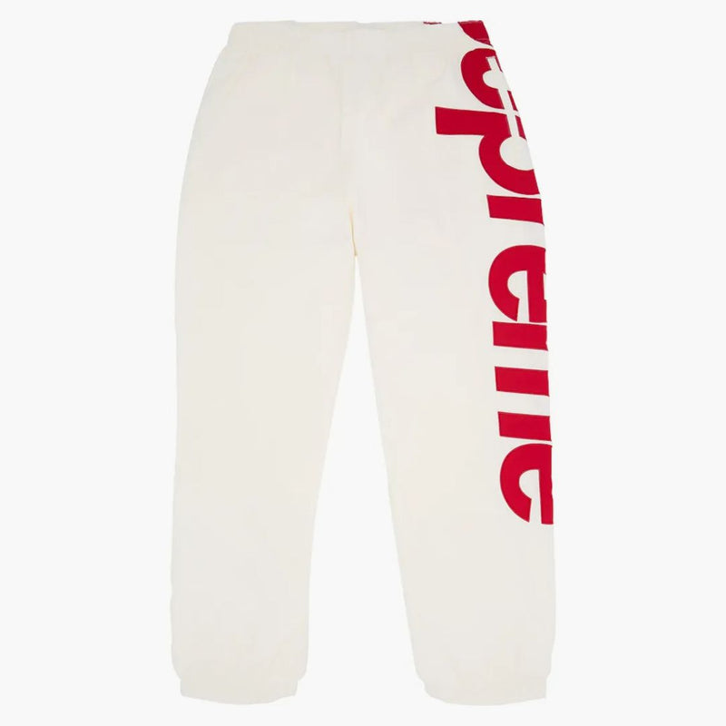 Nejvyšší koupelná stopa kalhoty bílá