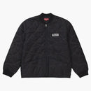 Supreme Spider Web Quilted Work Jacket Black