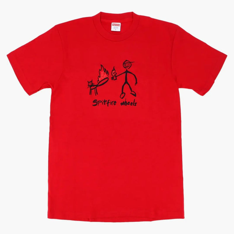Supreme Spitfire Cat T-shirt röd