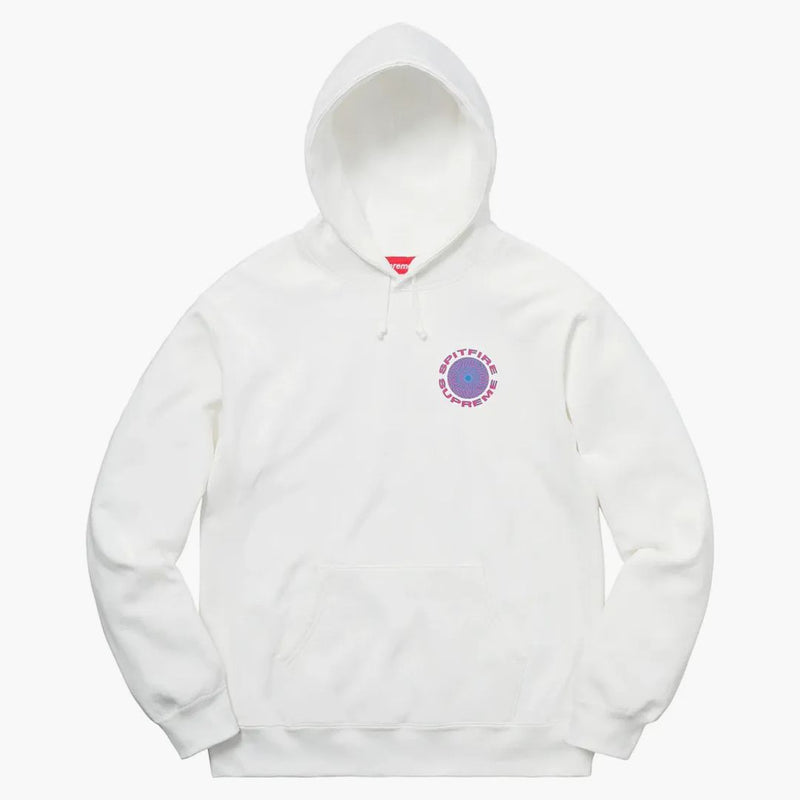 Supreme Spitfire Hooded Sweatshirt White