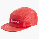 Supreme Splatter Camp Cap Red