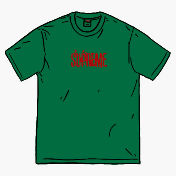 Supreme Splatter S/s Top Green