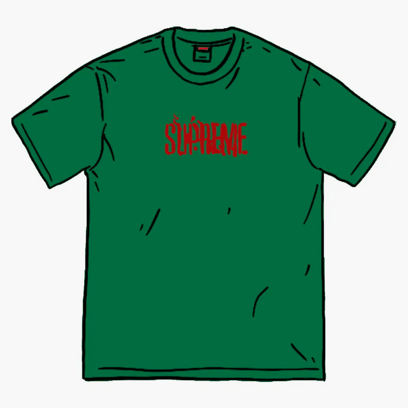 Nejvyšší splatter S/S Top Green